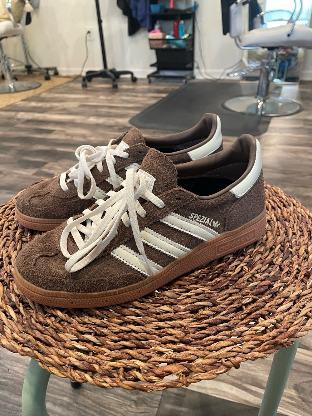 Adidas Handball Spezial Suede Sneakers in Earth Strata - fits a true size 6
